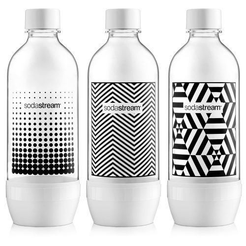 SodaStream Jet Black & White Tripack palack